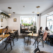 inside cafe Heim, Lisbon